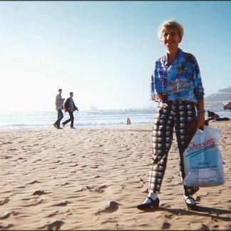 Helga am Strand von Agadir
